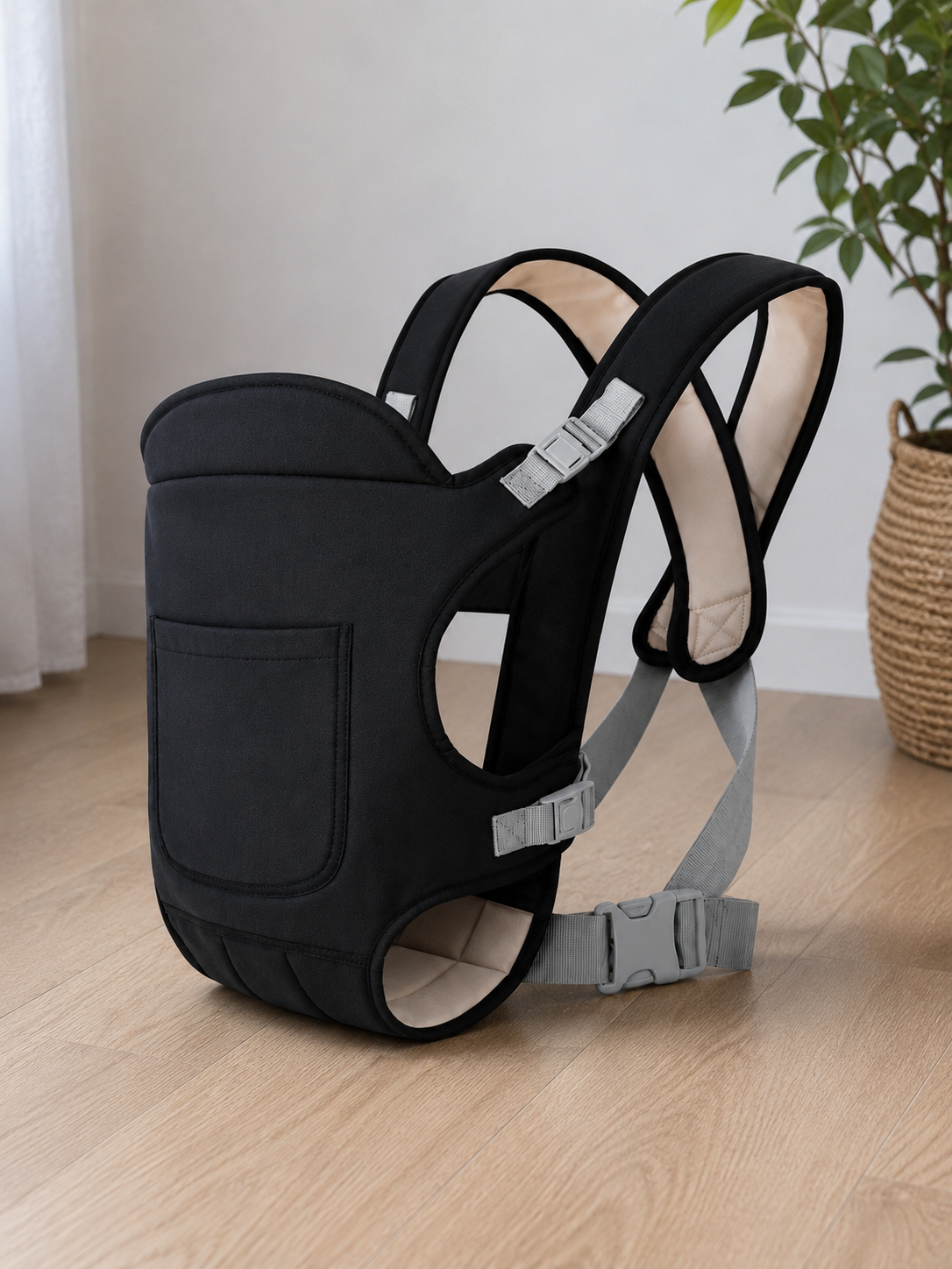 Marsupio Neonato Ergonomico Multifunzione – Porta Bebè 4 Posizioni Tutte le Stagioni