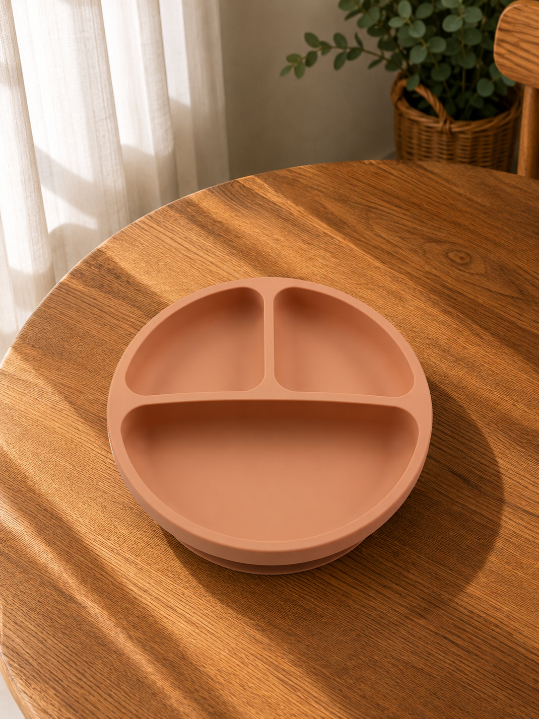 Piatto in Silicone per Bambini con Ventosa Antiscivolo – Sicuro BPA Free