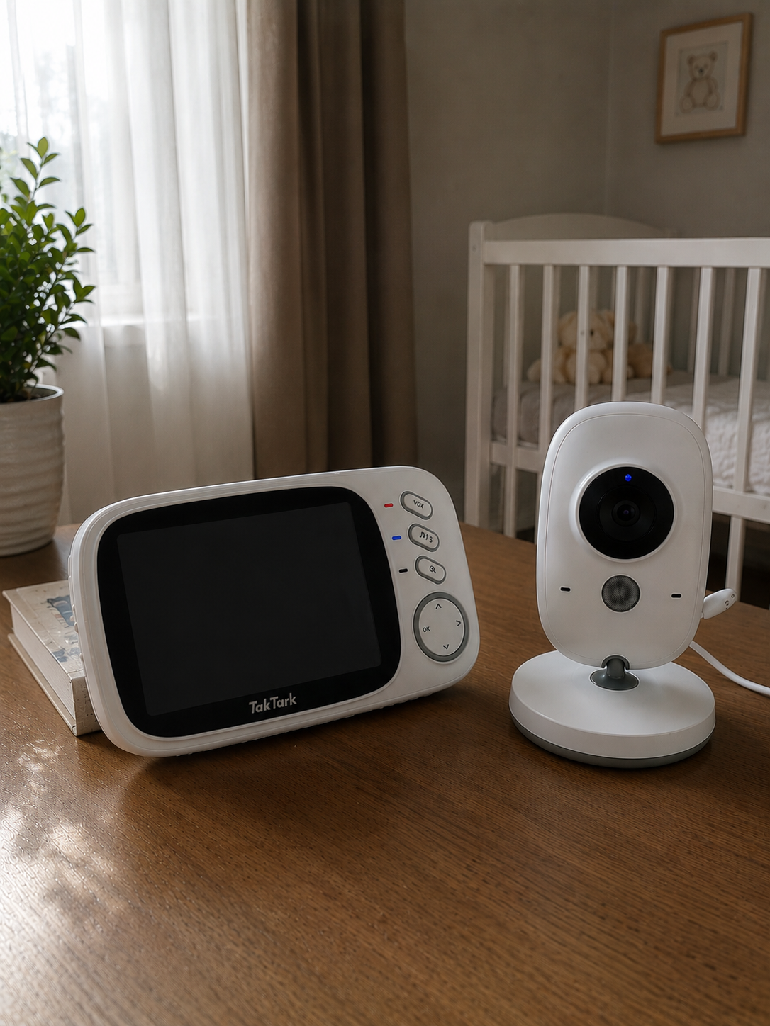 Baby Monitor Wireless con Visione Notturna e Audio Bidirezionale