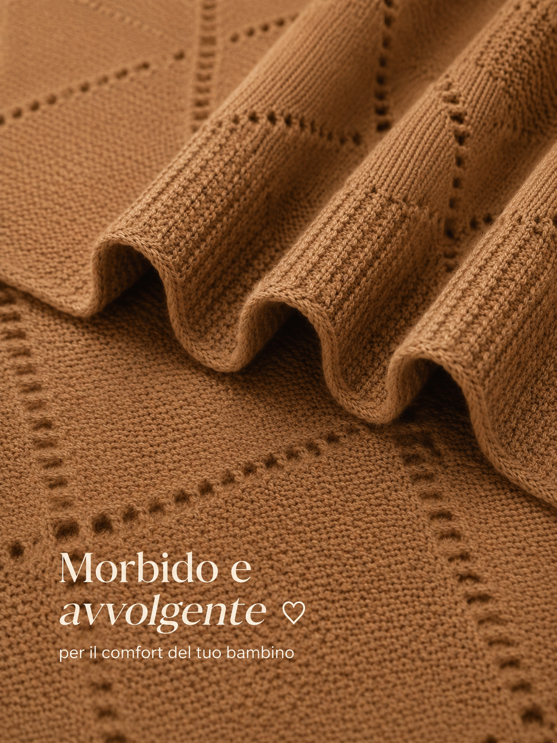 Copertina Neonato in Cotone Ultra Morbida e Traspirante