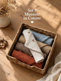 Set Asciugamani Neonato in Mussola Cotone Ultra Morbido
