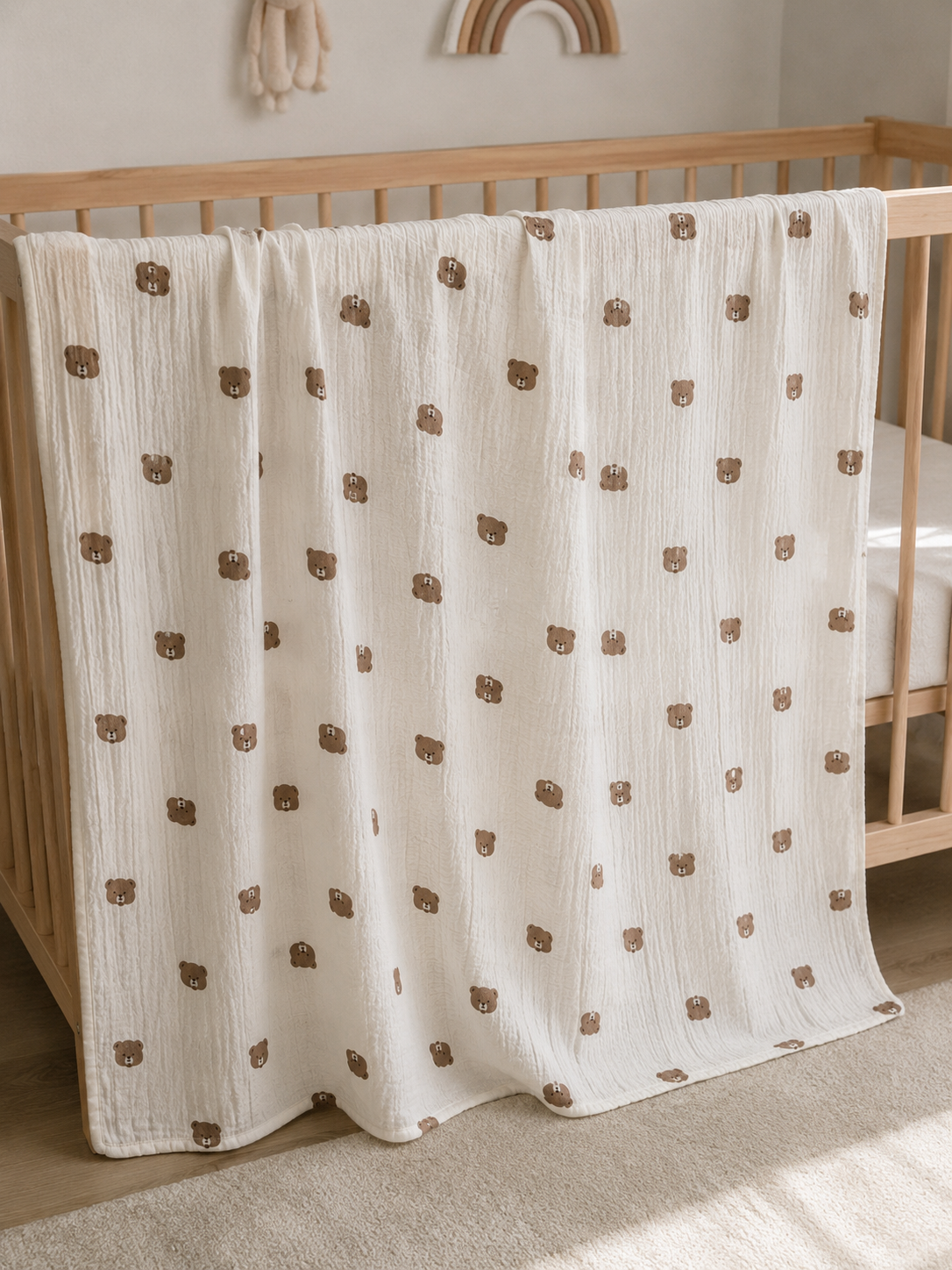 Coperta Neonato in Mussola di Cotone – Swaddle Morbido per Bebè