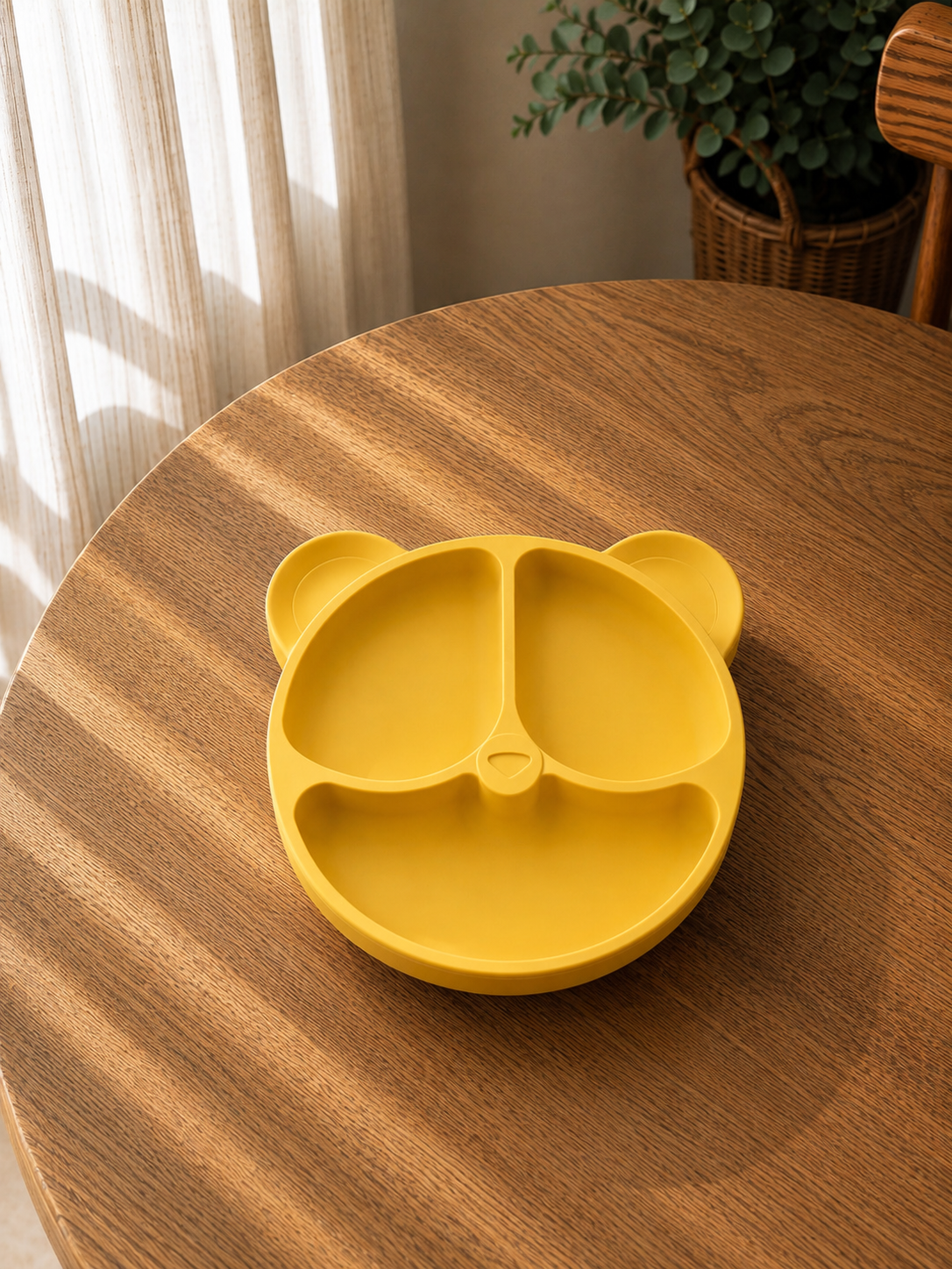 Piatto in Silicone per Bambini con Ventosa Antiscivolo – Sicuro BPA Free