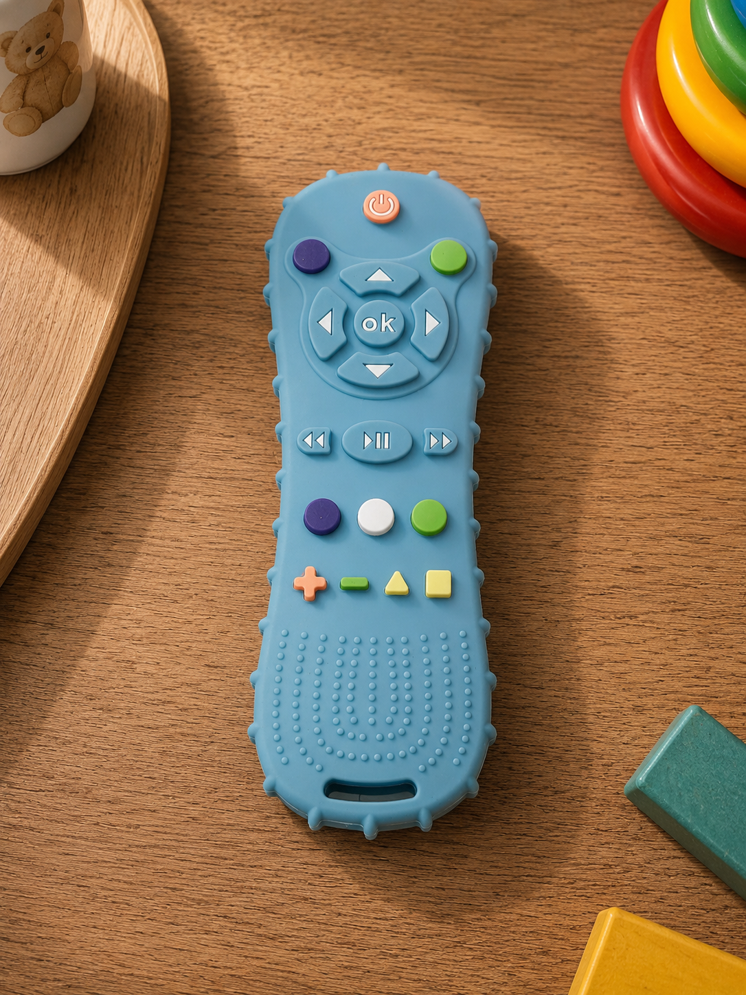 Massaggiagengive Neonato in Silicone – Gioco Dentizione a Forma di Telecomando