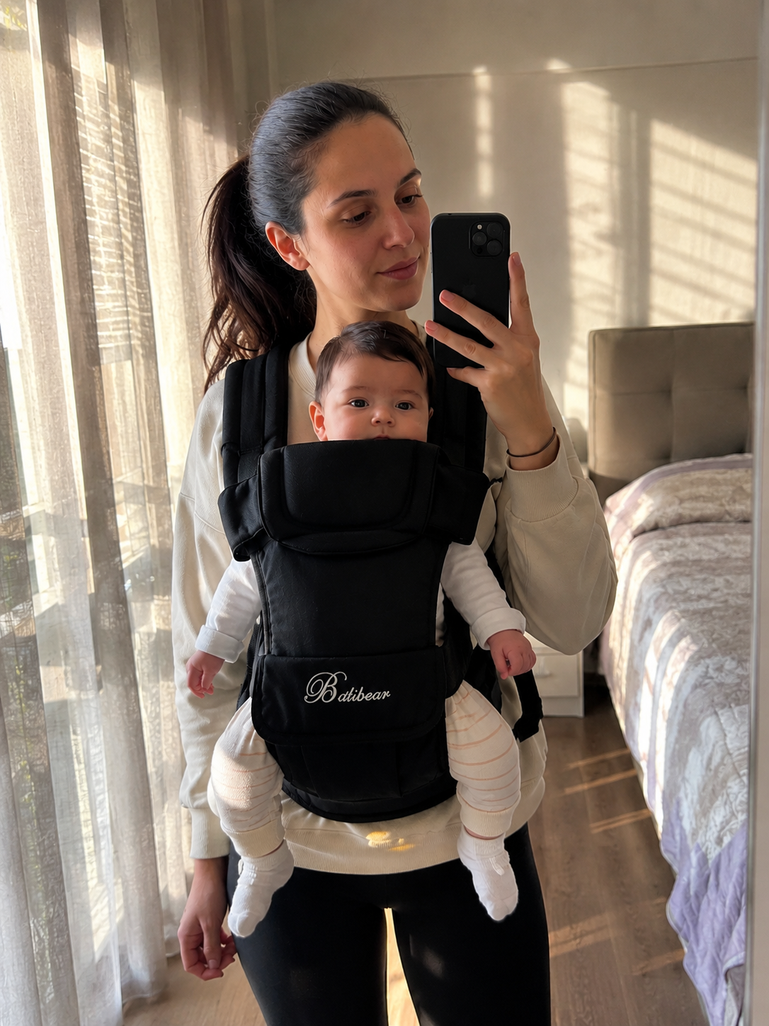 Baby Carrier 4-in-1 Ergonomico – Marsupio Neonato Regolabile
