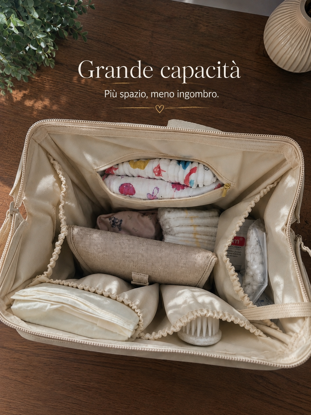 Zaino Fasciatoio Premium – Organizzazione Perfetta per Ogni Mamma