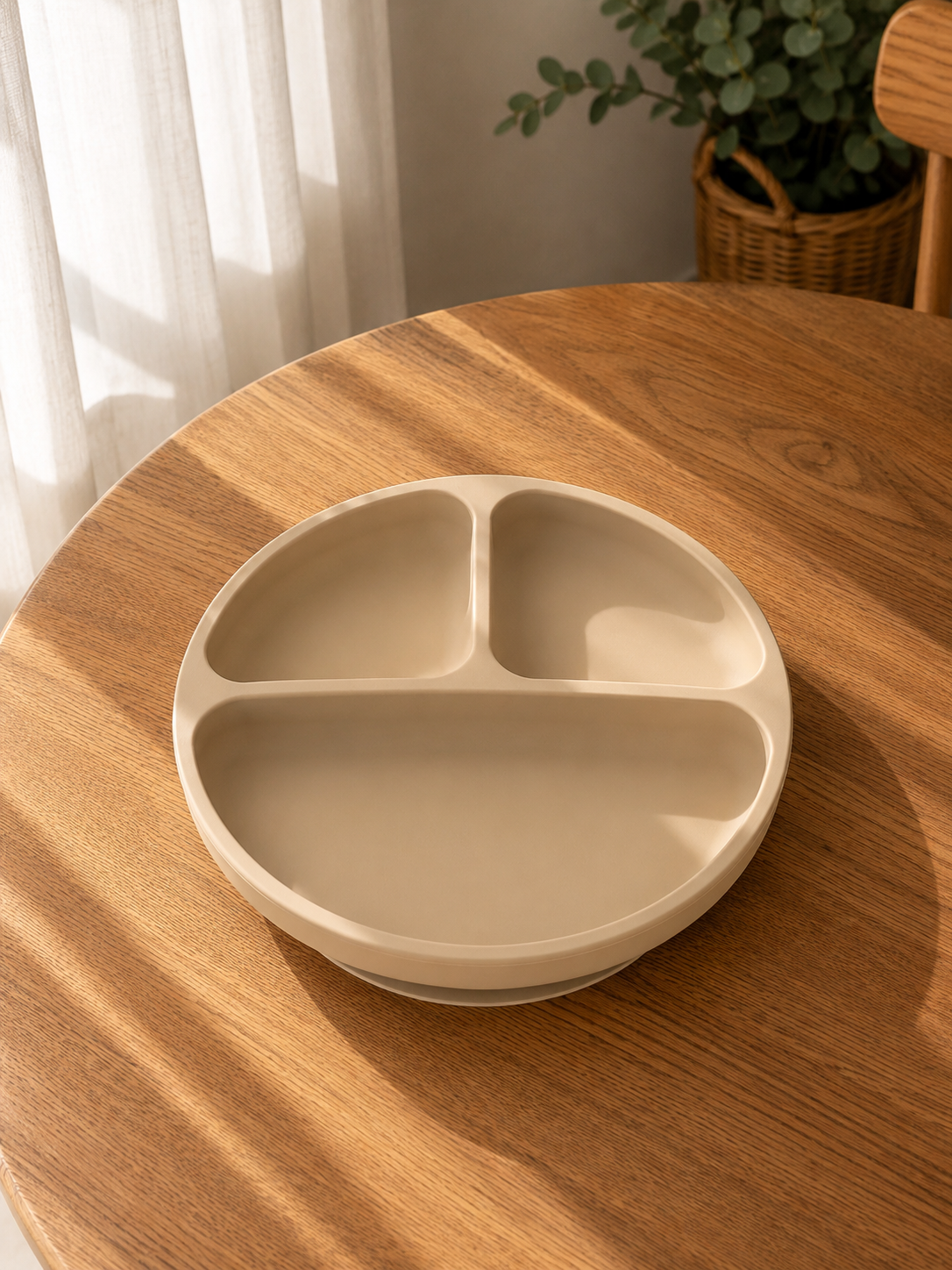 Piatto in Silicone per Bambini con Ventosa Antiscivolo – Sicuro BPA Free