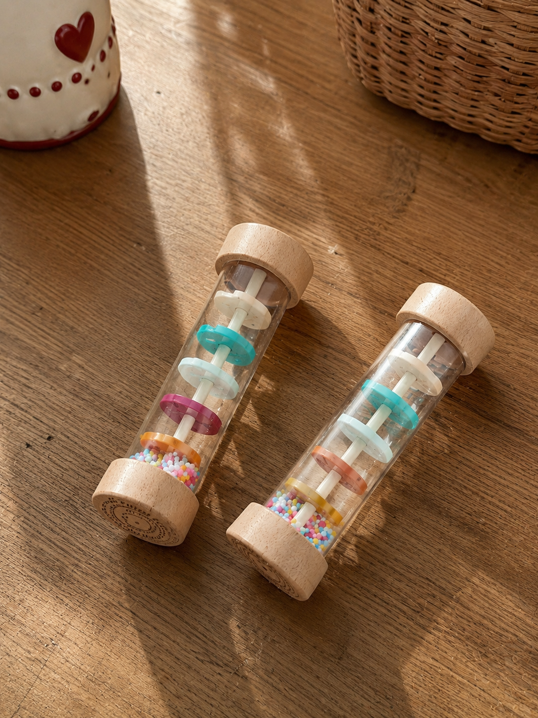 Rain Stick Montessori Baby – Gioco Sensoriale in Legno