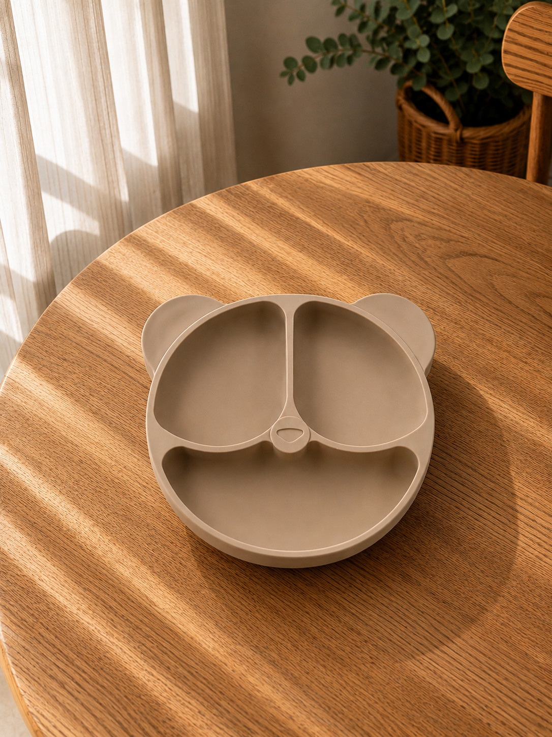 Piatto in Silicone per Bambini con Ventosa Antiscivolo – Sicuro BPA Free