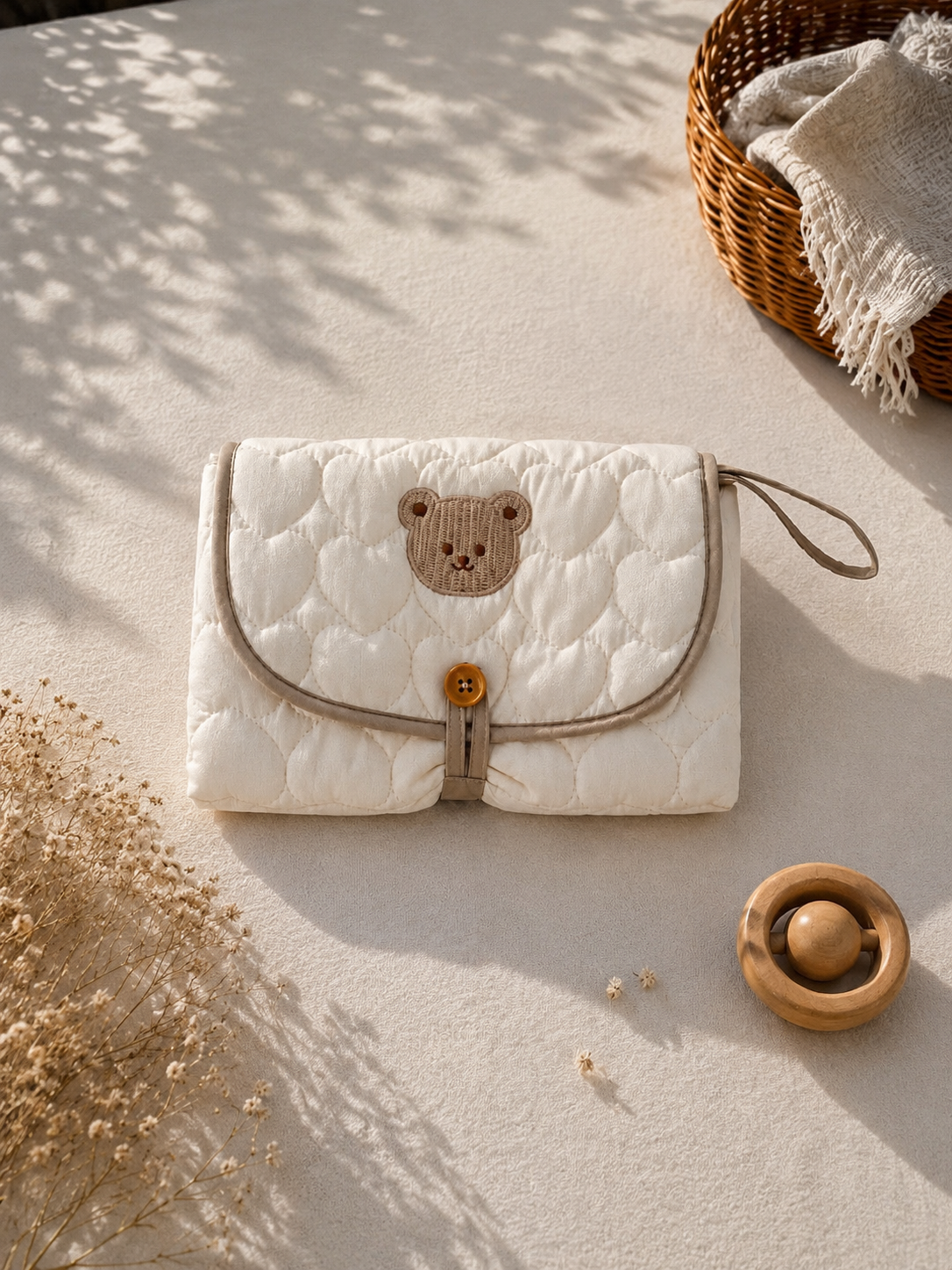 Fasciatoio portatile baby – design pieghevole elegante