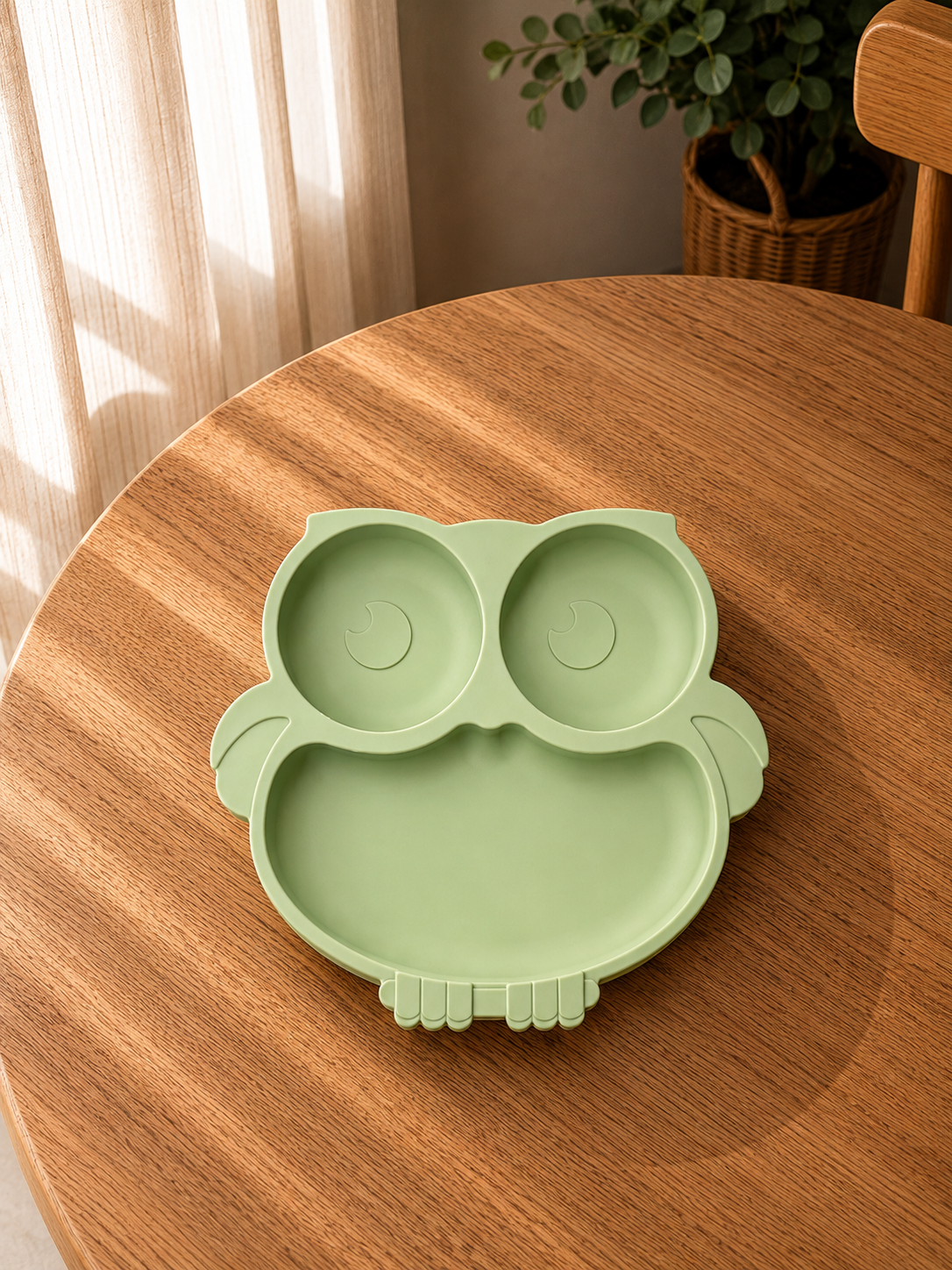 Piatto in Silicone per Bambini con Ventosa Antiscivolo – Sicuro BPA Free
