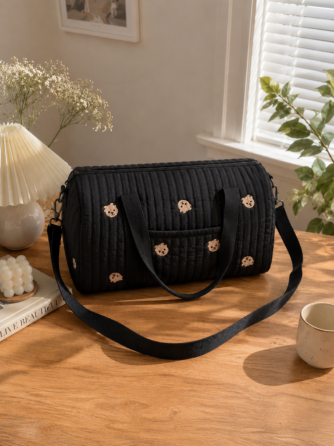 Borsa Fasciatoio Baby Grande in Cotone – Organizer Mamma da Viaggio