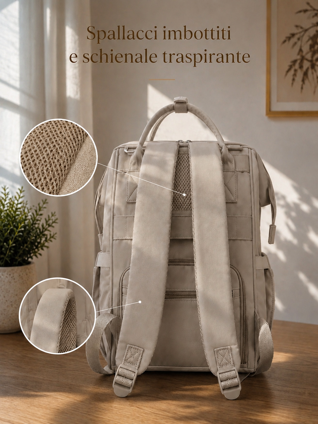Zaino Fasciatoio Premium – Organizzazione Perfetta per Ogni Mamma