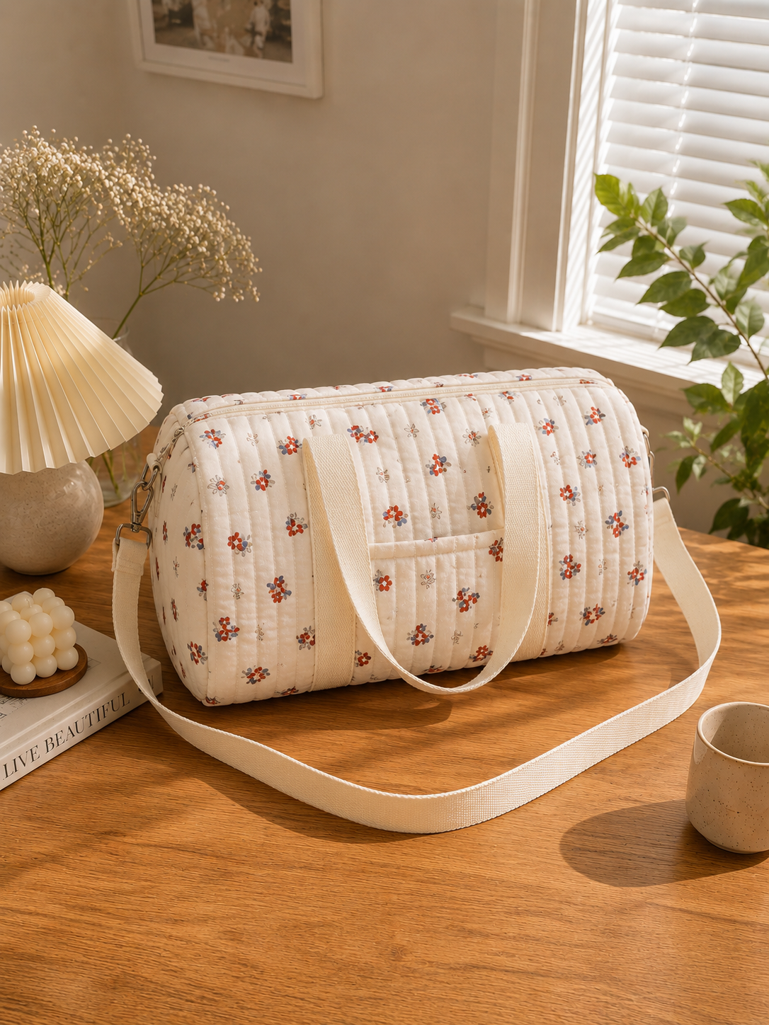 Borsa Fasciatoio Baby Grande in Cotone – Organizer Mamma da Viaggio