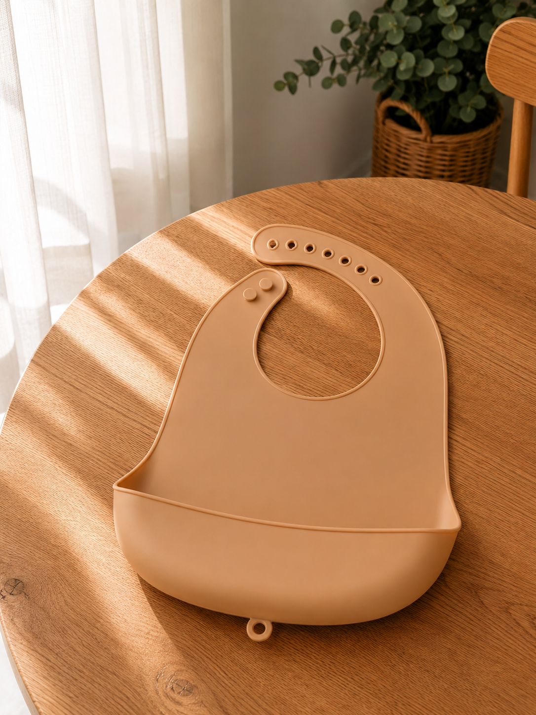 Bavaglino in Silicone Impermeabile – Anti-Sporco con Tasca Raccogli Cibo