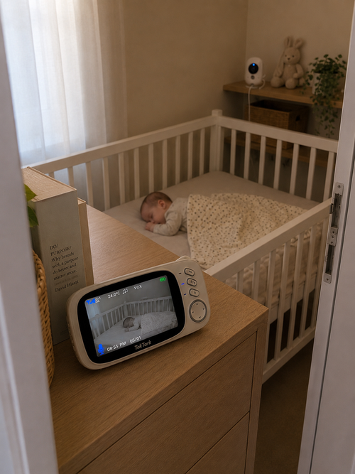 Baby Monitor Wireless con Visione Notturna e Audio Bidirezionale