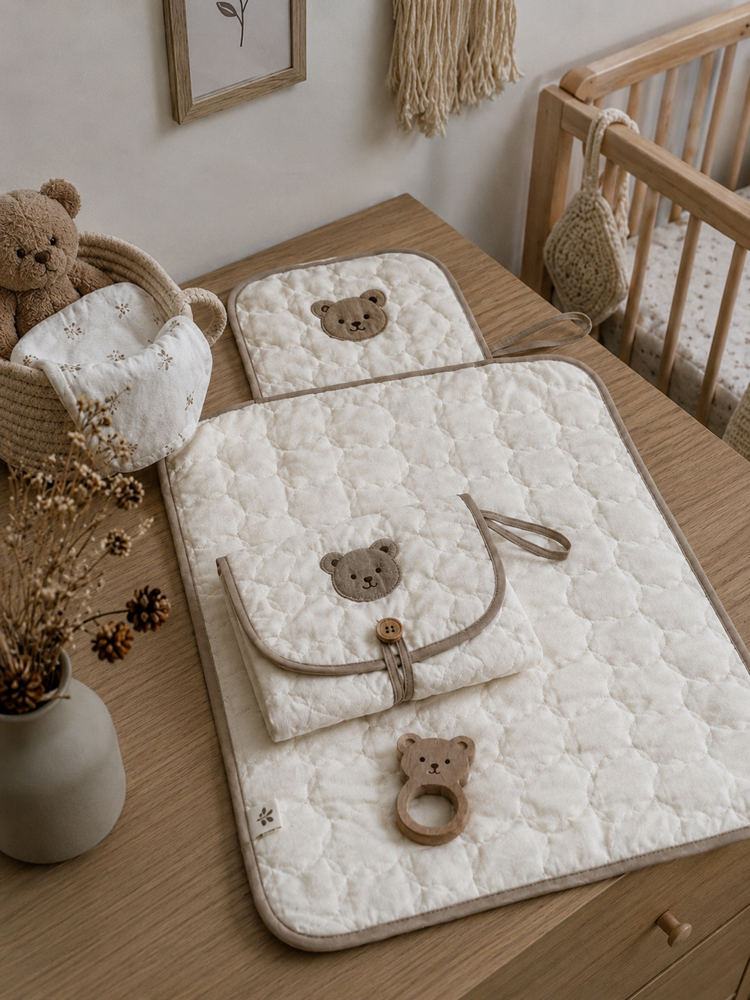 Fasciatoio portatile baby – design pieghevole elegante
