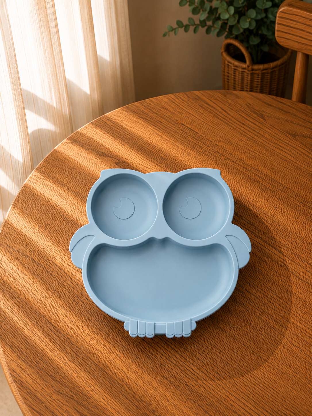 Piatto in Silicone per Bambini con Ventosa Antiscivolo – Sicuro BPA Free