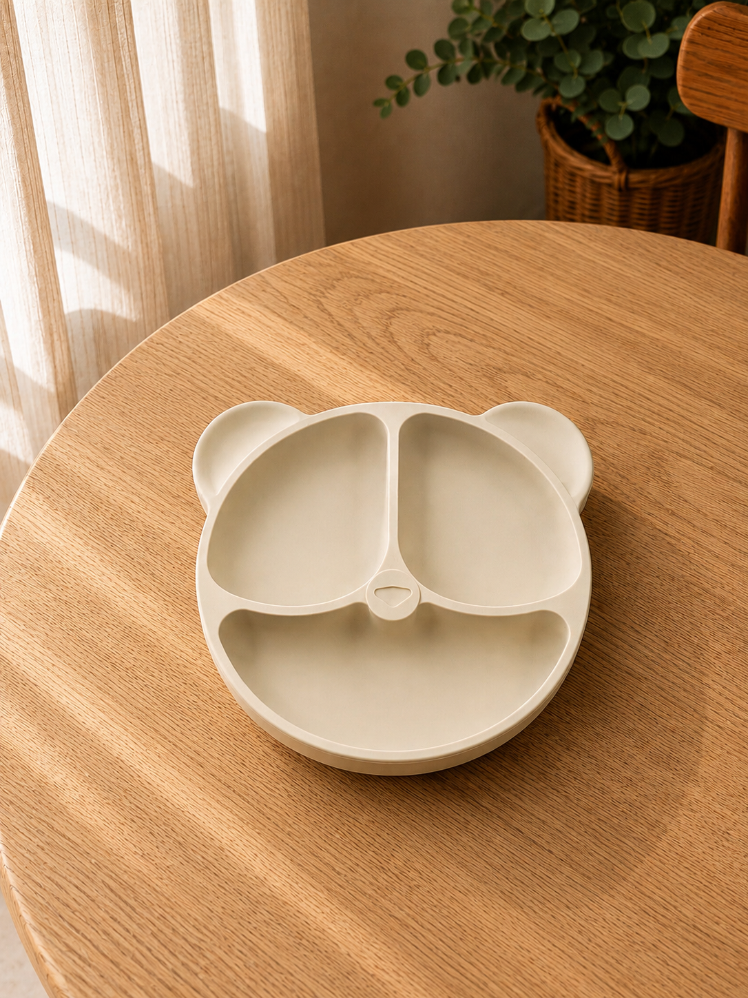 Piatto in Silicone per Bambini con Ventosa Antiscivolo – Sicuro BPA Free