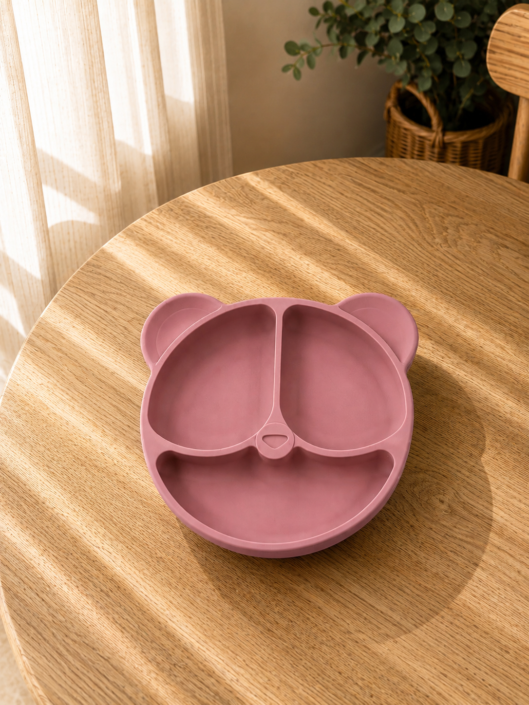 Piatto in Silicone per Bambini con Ventosa Antiscivolo – Sicuro BPA Free