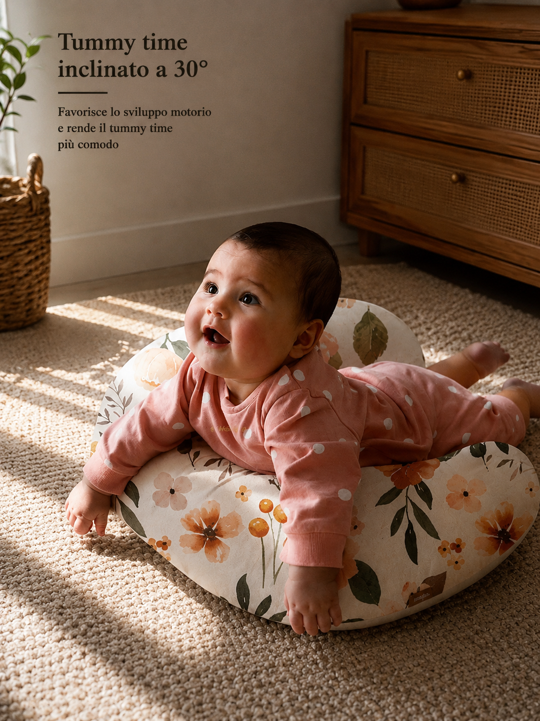 Cuscino Allattamento Ergonomico per Mamma e Neonato – Supporto Morbido a Forma U