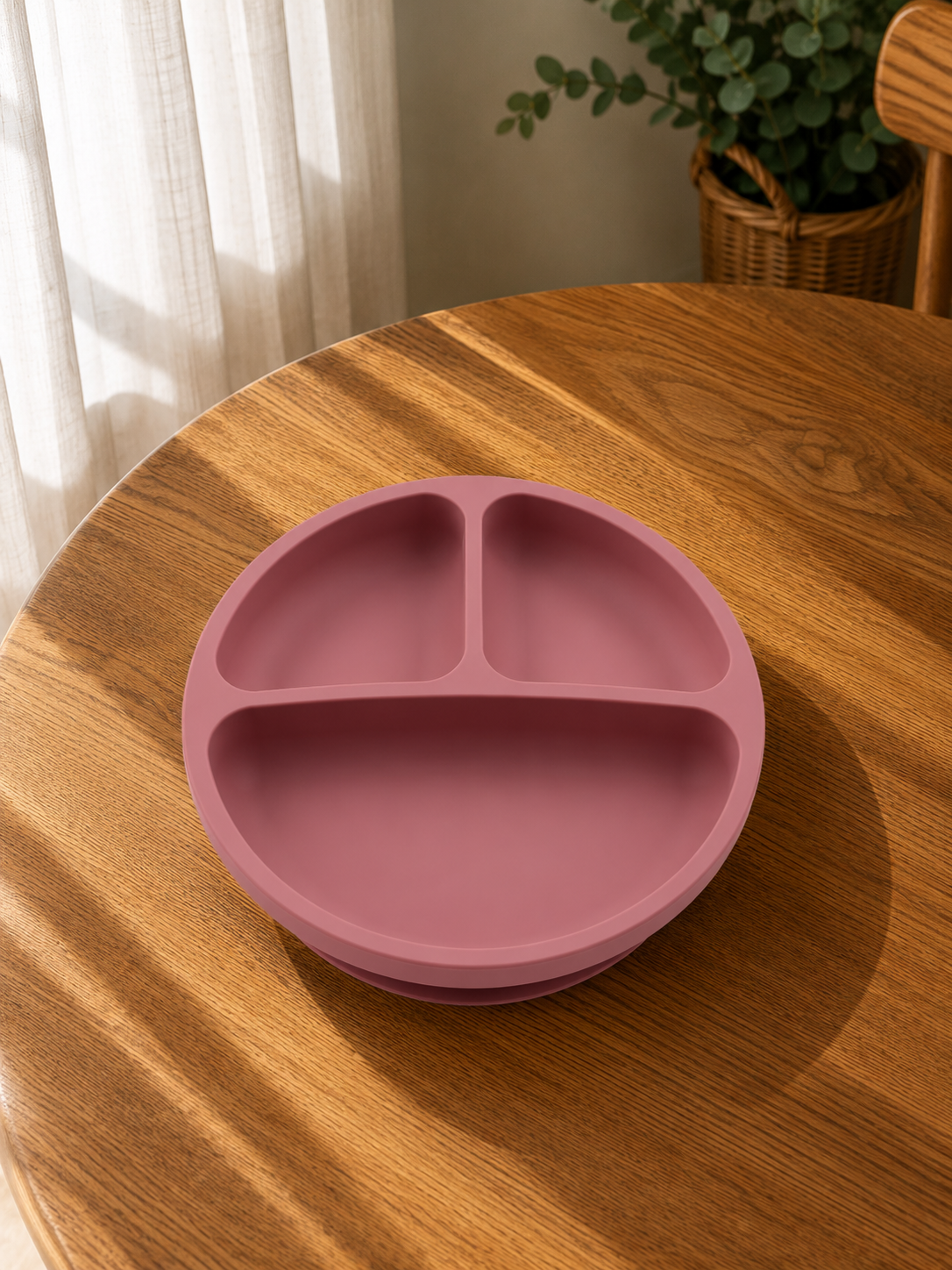 Piatto in Silicone per Bambini con Ventosa Antiscivolo – Sicuro BPA Free