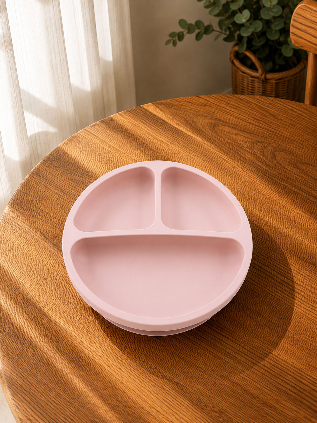 Piatto in Silicone per Bambini con Ventosa Antiscivolo – Sicuro BPA Free
