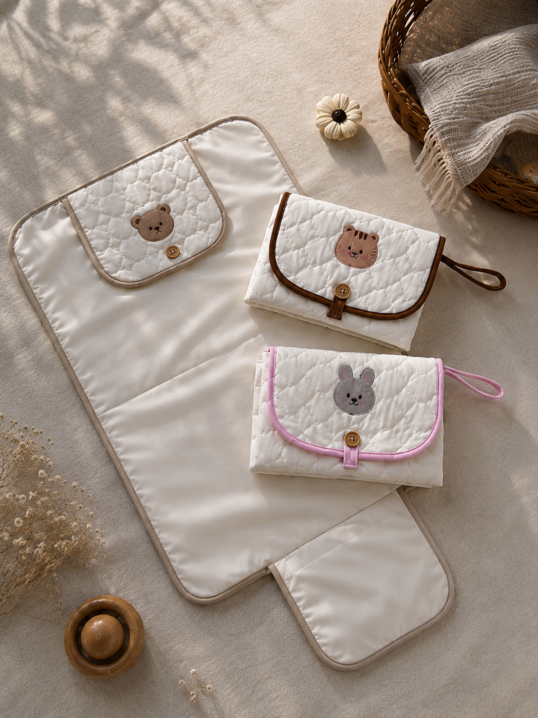Fasciatoio portatile baby – design pieghevole elegante