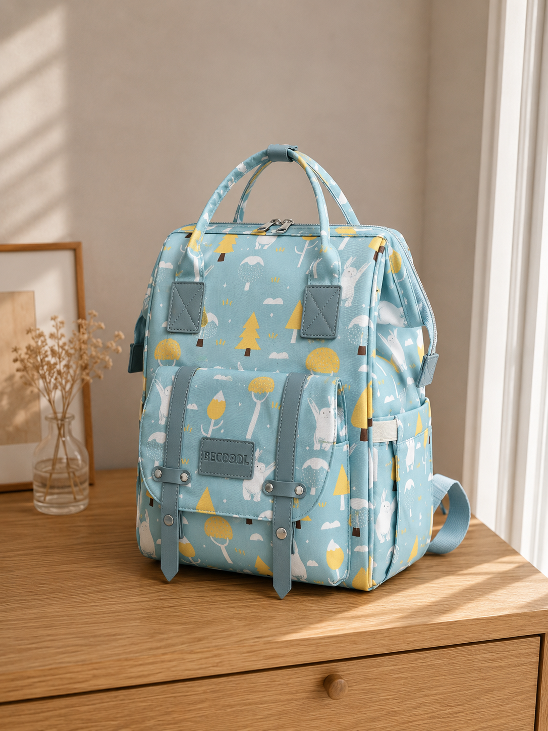 Zaino Fasciatoio Premium – Organizzazione Perfetta per Ogni Mamma