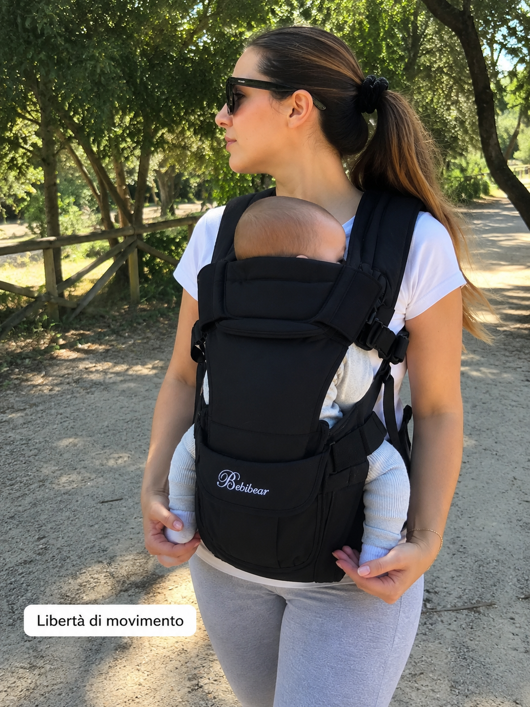 Baby Carrier 4-in-1 Ergonomico – Marsupio Neonato Regolabile