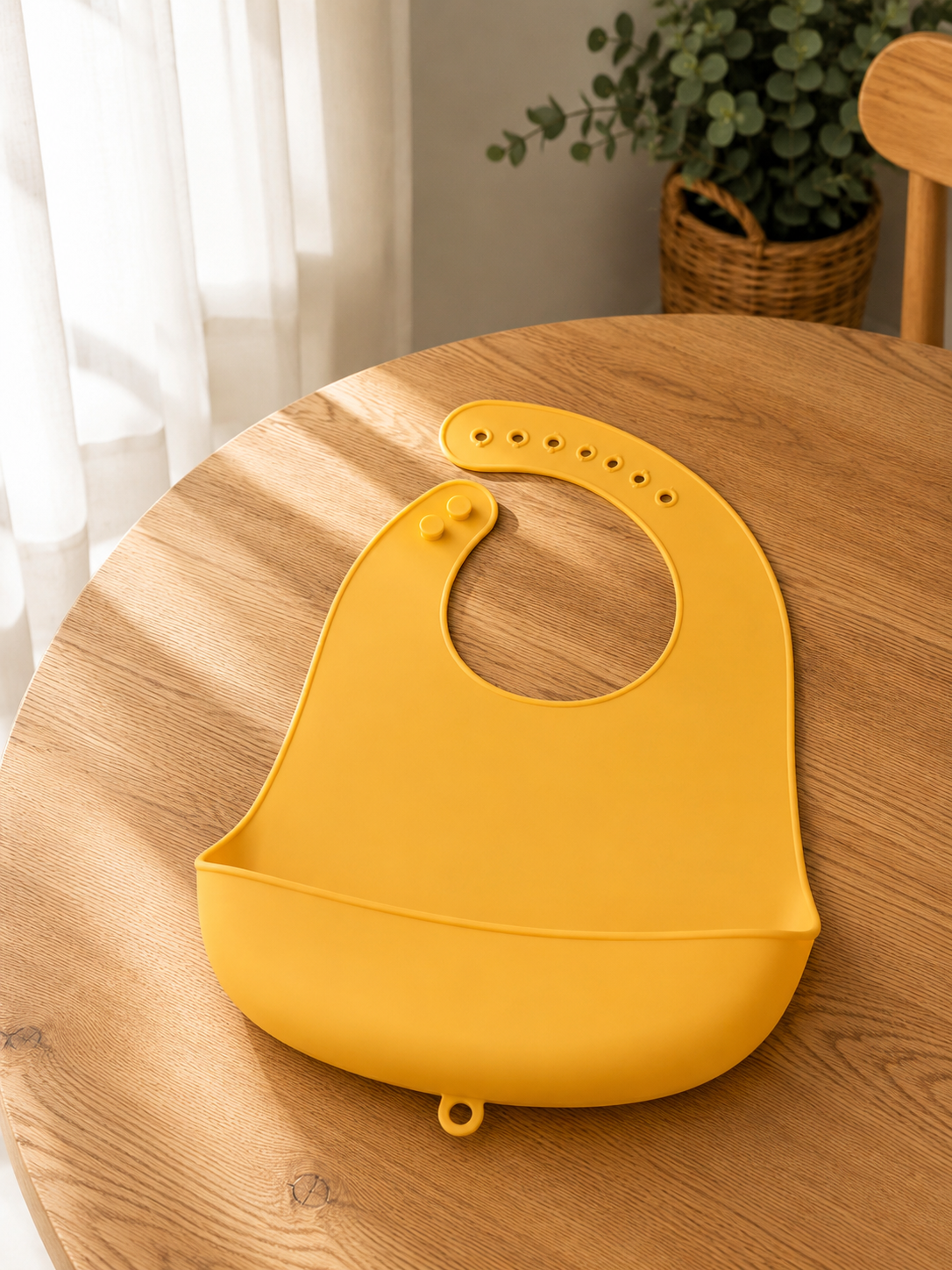 Bavaglino in Silicone Impermeabile – Anti-Sporco con Tasca Raccogli Cibo