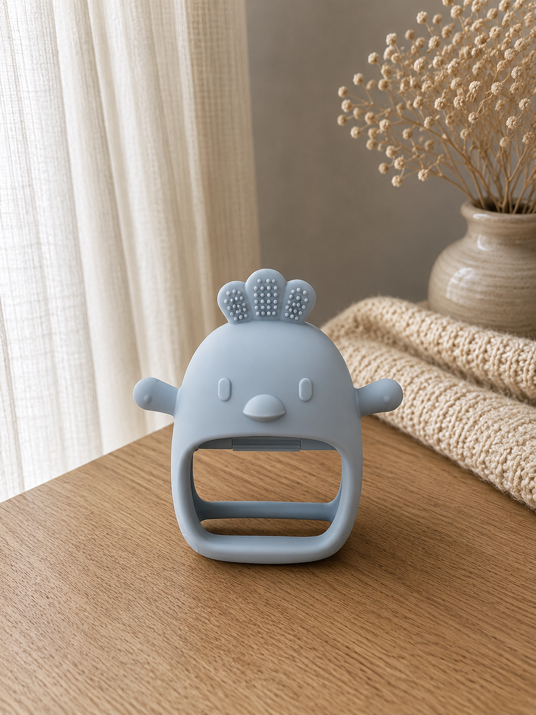 Baby Chick Teether in Silicone – Massaggiagengive Sicuro per Neonati
