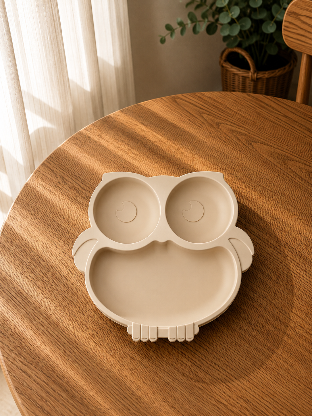 Piatto in Silicone per Bambini con Ventosa Antiscivolo – Sicuro BPA Free