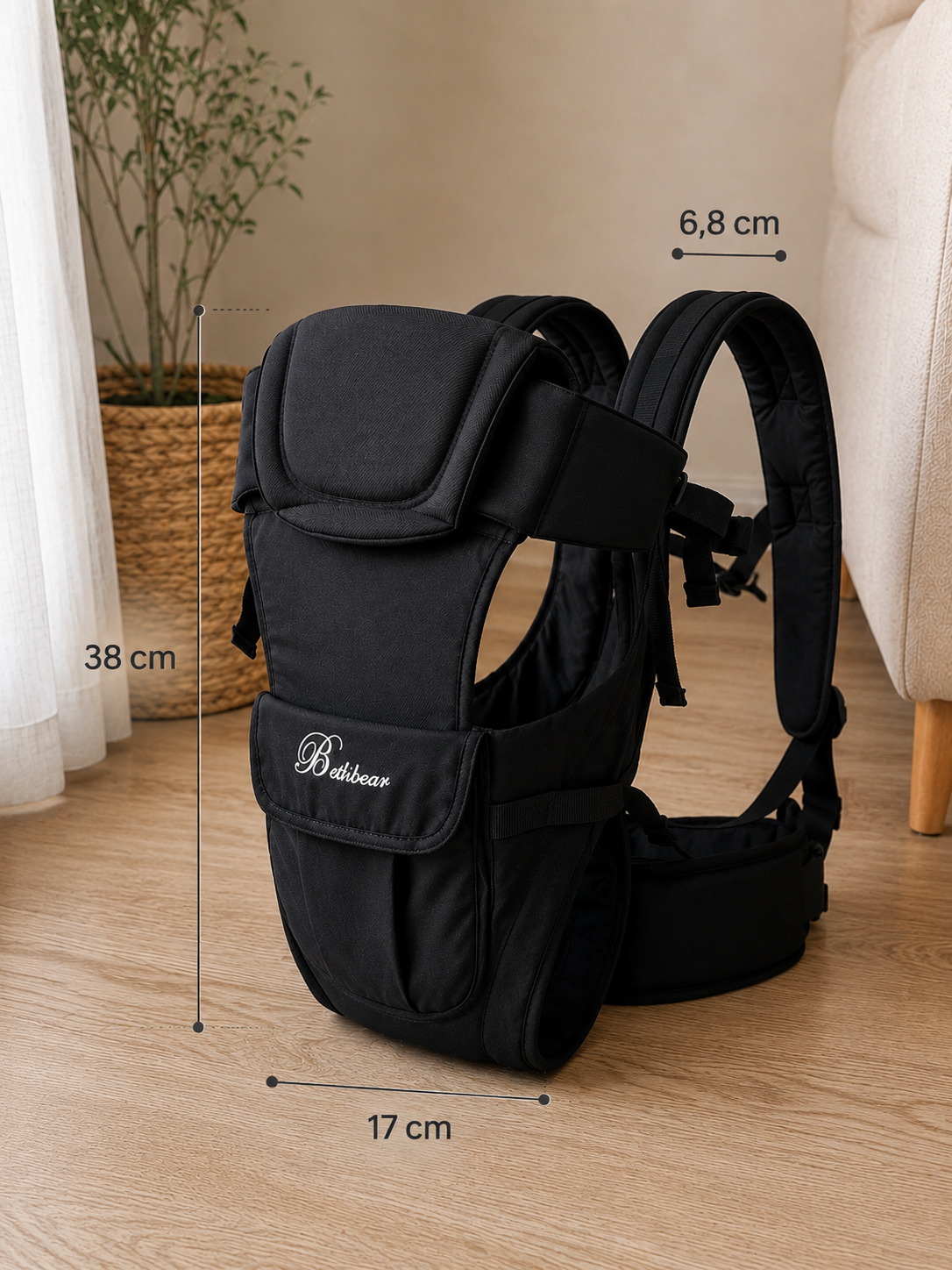 Baby Carrier 4-in-1 Ergonomico – Marsupio Neonato Regolabile