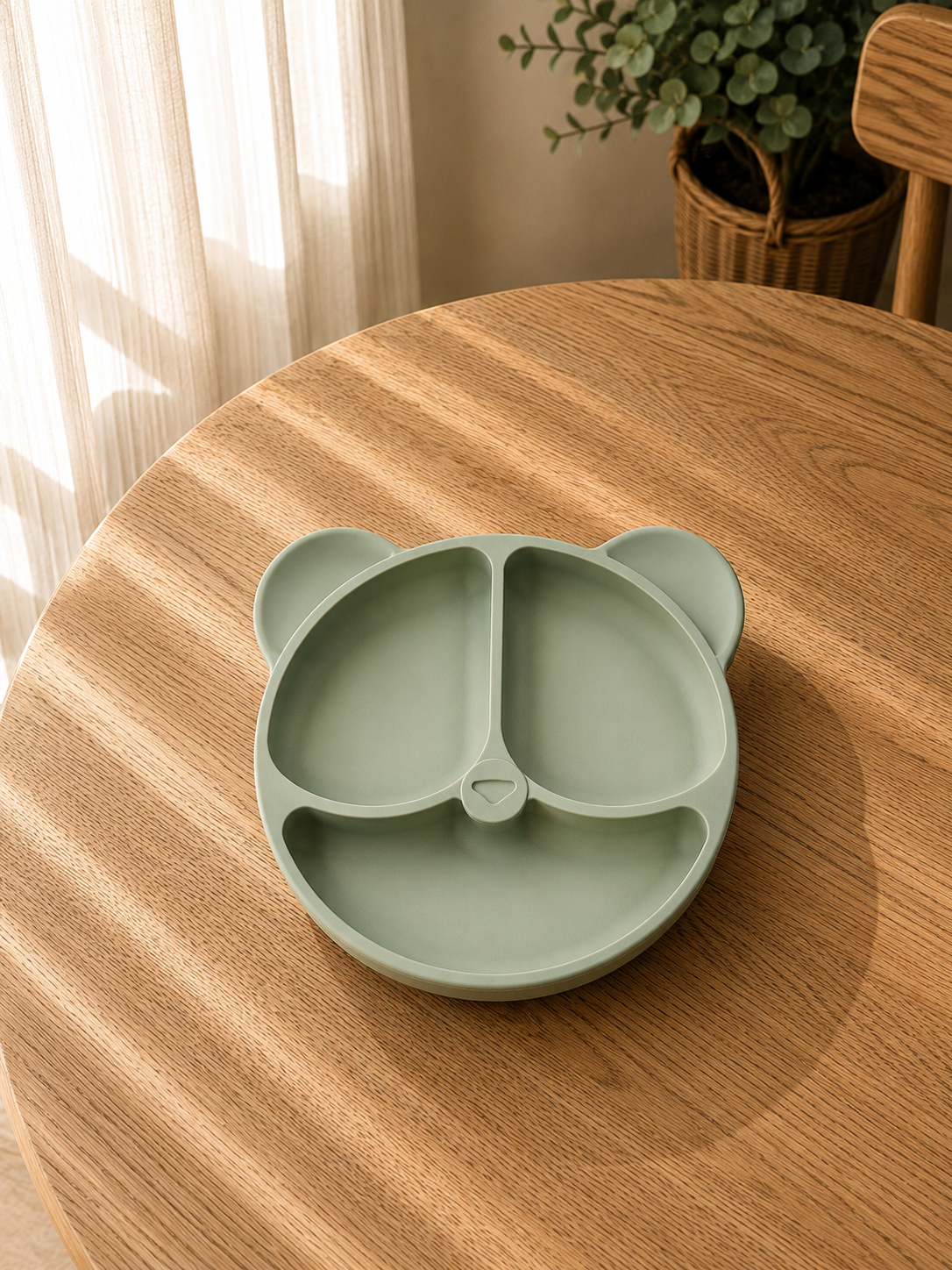 Piatto in Silicone per Bambini con Ventosa Antiscivolo – Sicuro BPA Free