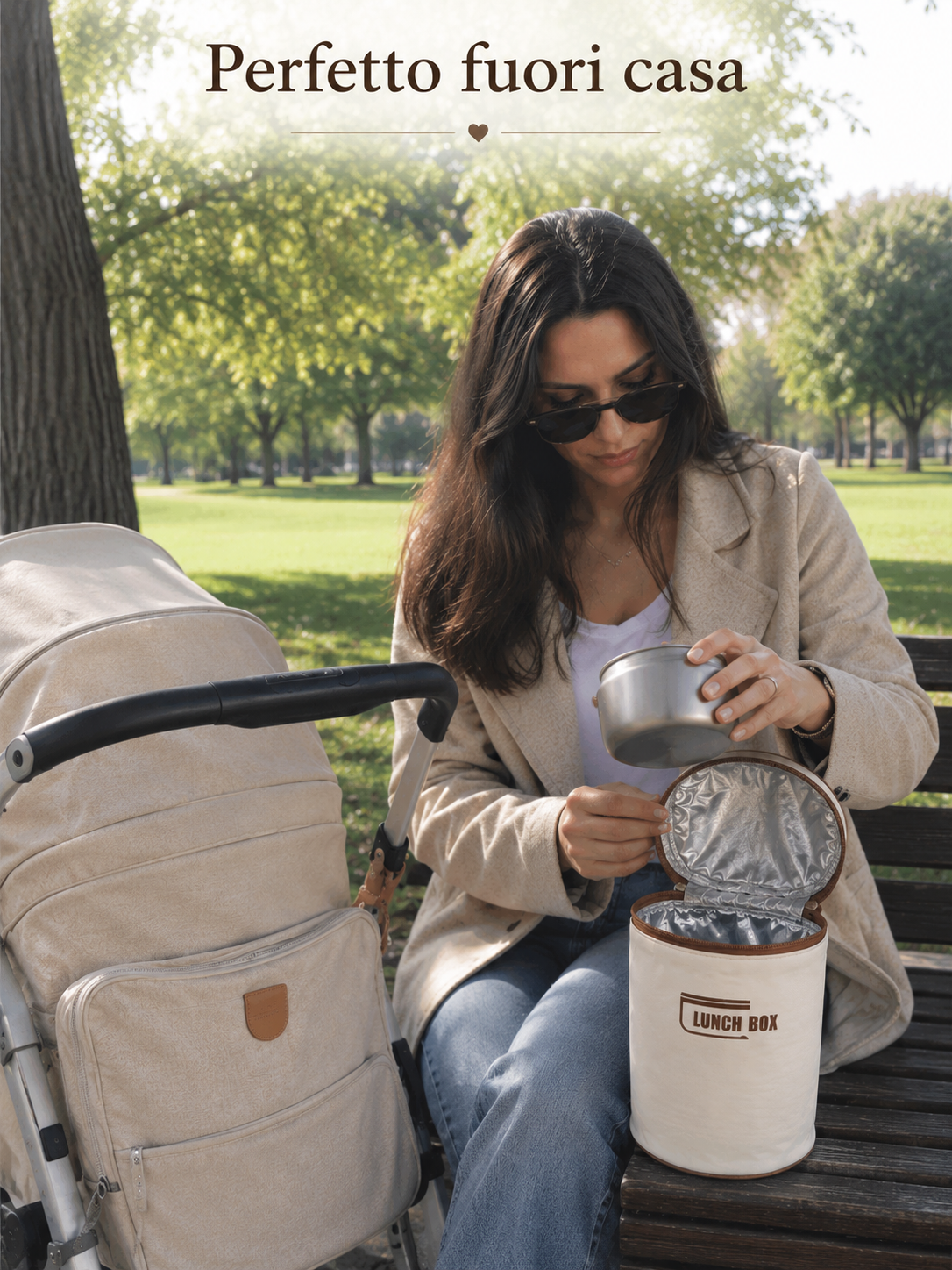 Lunch Box Termico 3 Contenitori - Mantiene Caldo e Freddo.