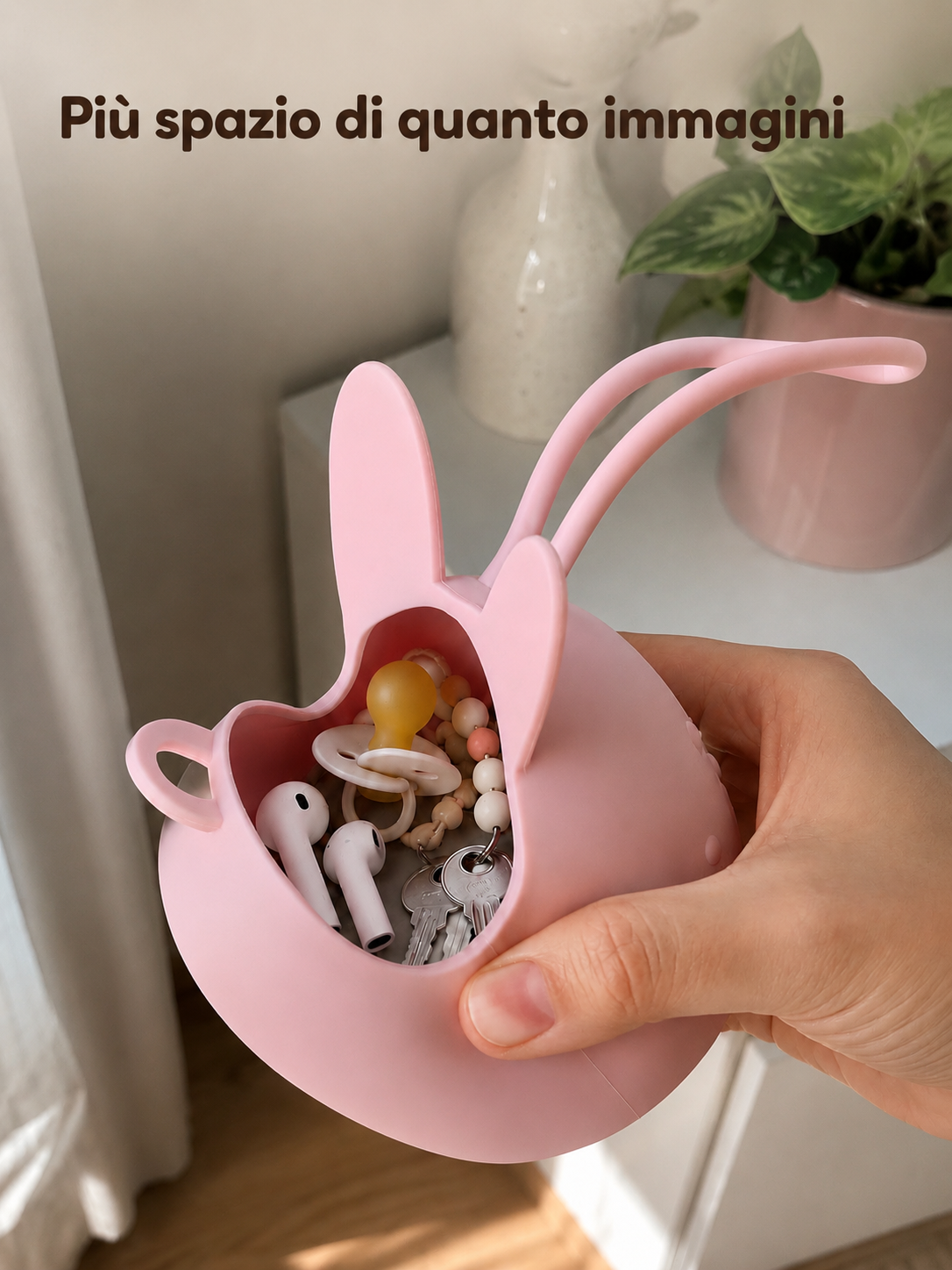 Porta Ciuccio in Silicone per Bambini