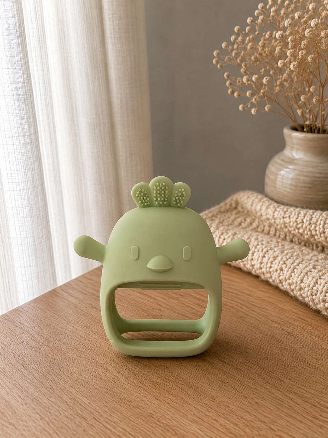 Baby Chick Teether in Silicone – Massaggiagengive Sicuro per Neonati